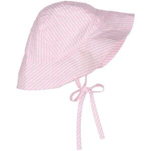 Classic Prep Sunhat, Pink Seersucker New with Tags one-size